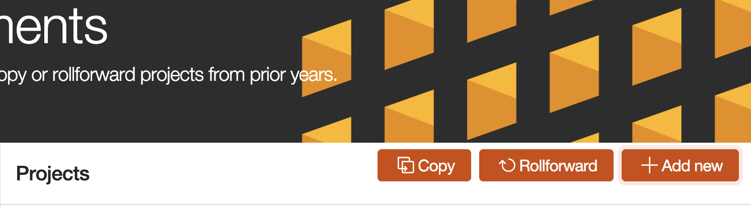 Clicking the 'Add New' button